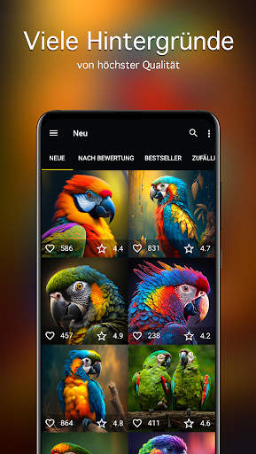 Hintergrundbilder Papageien 4K screenshot 2