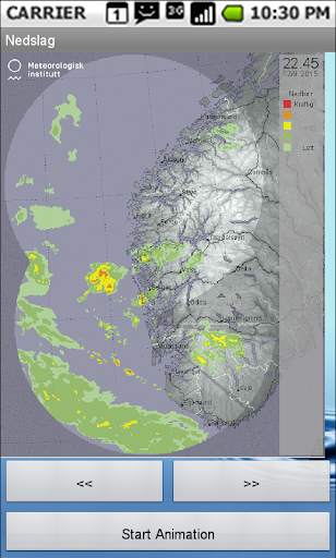 Værradar Norge - Nedslag FREE скриншот 2
