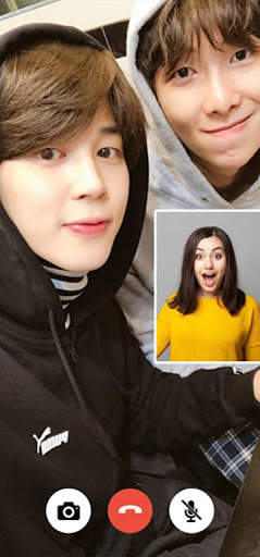 BTS Video Call Live Prink - Call with Bts Idol screenshot 2