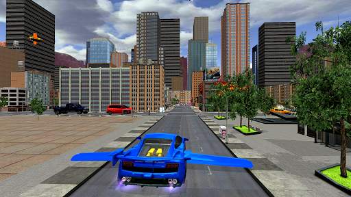 Flying Sports Car Simulator screenshot 8