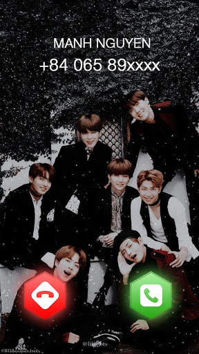Bts Video Ringtones, Incoming Call, Call Theme screenshot 1