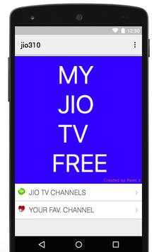 My JIO Tv Free screenshot 1