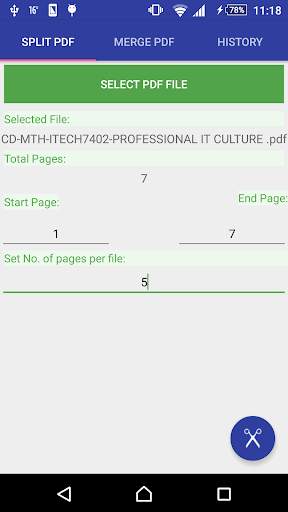 PDF - Split N Merge screenshot 1