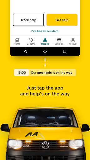 The AA membership & breakdown reporting app screenshot 3