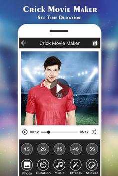 Cricket Photo Video Maker :IPL screenshot 2
