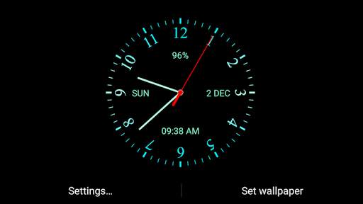 Analog Clock Live Wallpaper screenshot 8