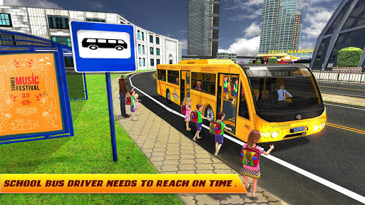 City High School Bus 2018: Driving Simulator PRO screenshot 3