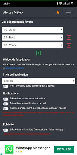 Alertes Météo screenshot 6