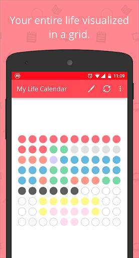 Life Calendar - Your life in weeks скриншот 1