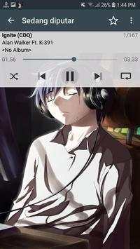 Music Player Anime Theme screenshot 2