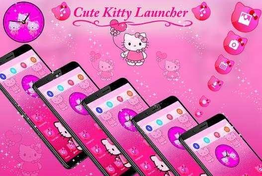 Cute Kitty Launcher screenshot 1