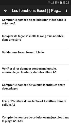 Les fonctions Excel скриншот 4