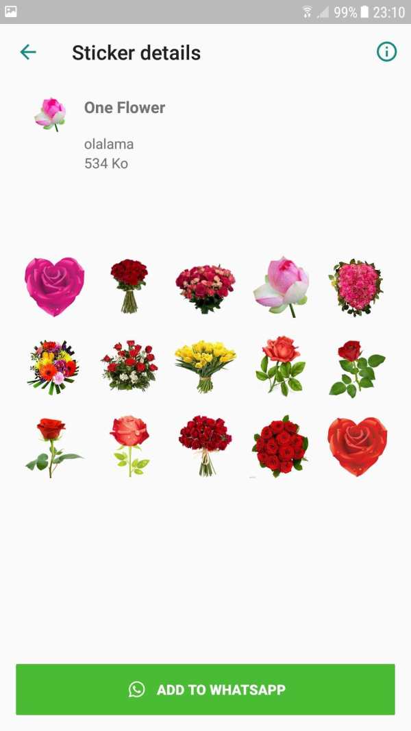 Flowers Stickers For Whatsapp - WAStickerApps screenshot 5