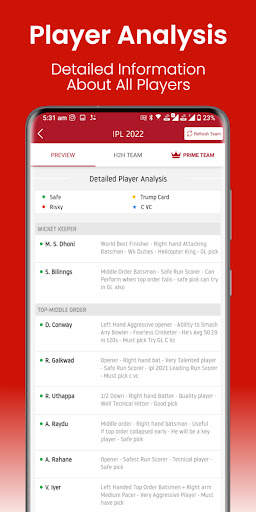 PP11 - Fantasy Team Prediction screenshot 3