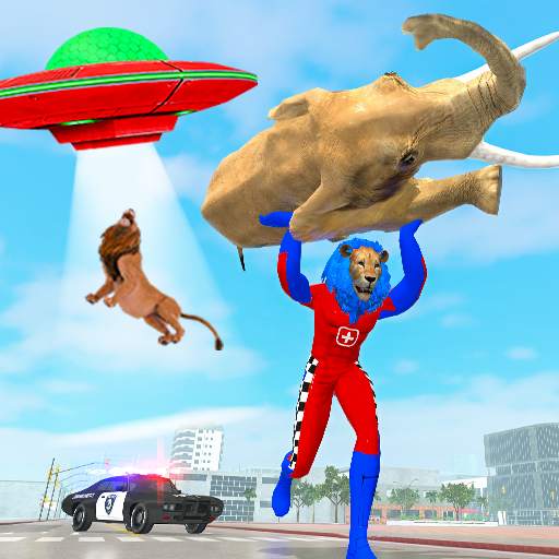 Grand Robot Superhero Animal Rescue: Alien Battle 1