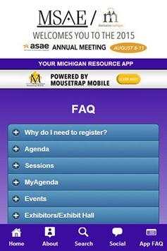 The MSAE 2015 App screenshot 3