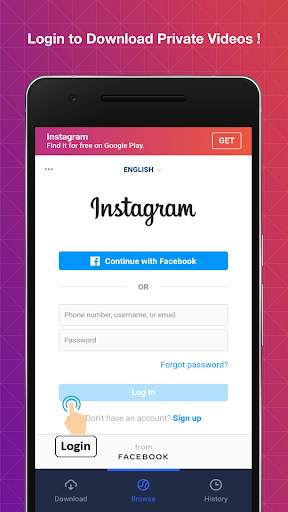 Video Downloader For Instagram - Download & Share screenshot 3