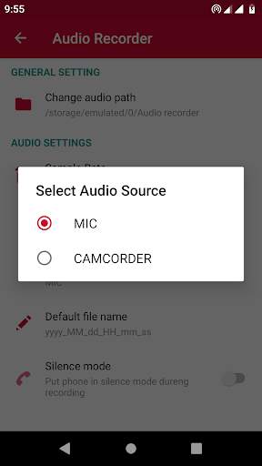 Audio Recorder - High-quality voice recorder скриншот 7