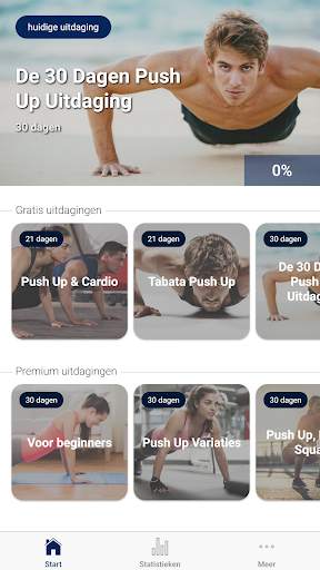 De Push Up Challenge: 30 dagen opdrukken. screenshot 1