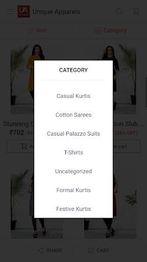 Unique Apparels - Online Shopping App screenshot 4