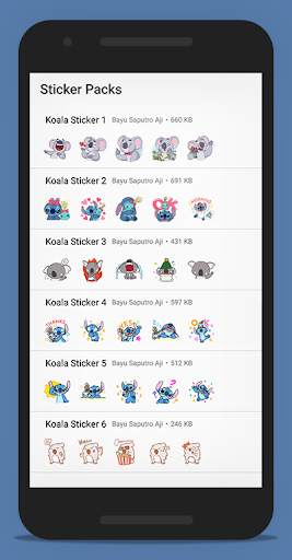 Koala Stickers for WhatsApp screenshot 2