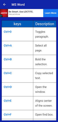 PC/Laptop Shortcut Keys screenshot 3
