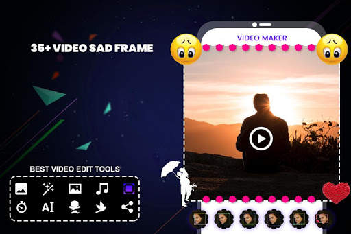 Sad Video Maker with Music screenshot 5