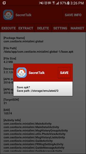 App Extractor, Analytics screenshot 4