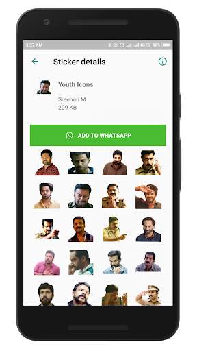 Malayalam Stickers screenshot 11