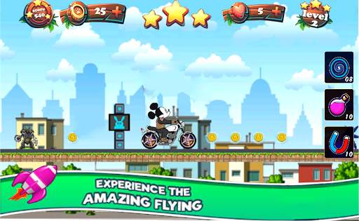Mickey Adventure Rider Dash скриншот 2