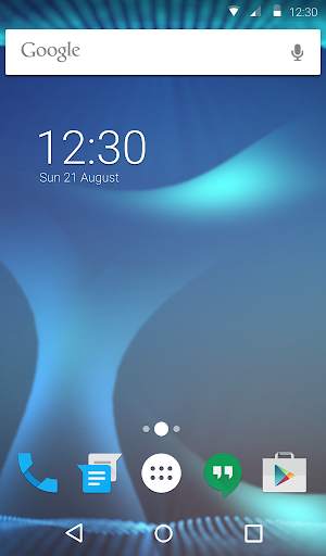 Abstract Blue Animated Keyboard + Live Wallpaper screenshot 6