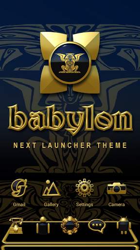 Next Launcher 3D Theme Babylon screenshot 2
