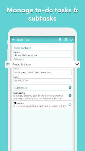 Event Planner - Guests, Todo screenshot 2