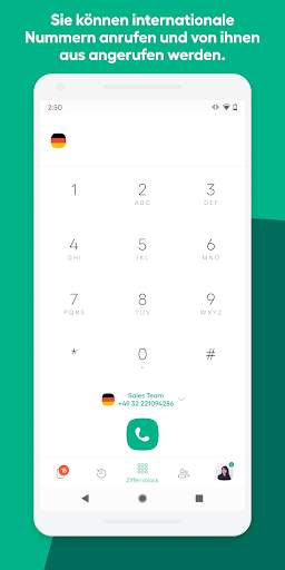 Aircall - Moderne VoIP-Telefon screenshot 1