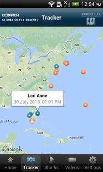 Global Shark Tracker screenshot 1