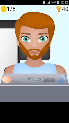 man hair cut and beard game screenshot 3