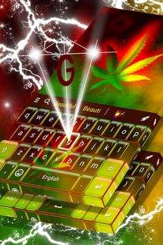 Rasta Theme Keyboard screenshot 1