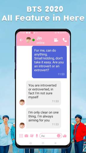 BTS Video Call & BTS Messenger 4 screenshot 2