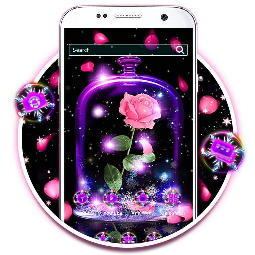 Galaxy Rose Launcher Theme Live HD Wallpapers 1.0