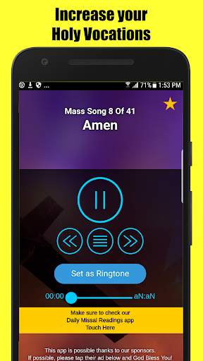 Catholic Mass Songs & Ringtones Collection (Free) screenshot 2