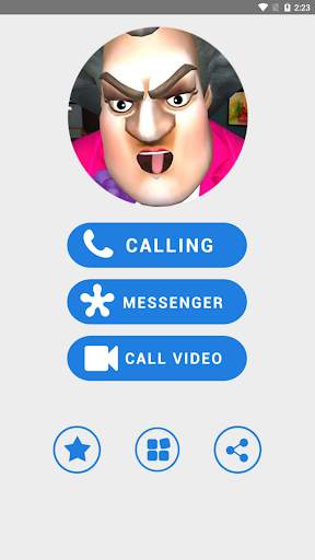 Teacher Horrible Video Call - Chat Prank screenshot 1