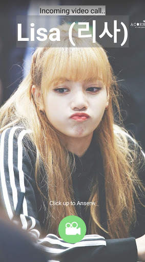Lisa Video Call Blackpink- Video Call Simulation screenshot 3