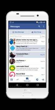 Lite Messenger - Mini Messenger स्क्रीनशॉट 3