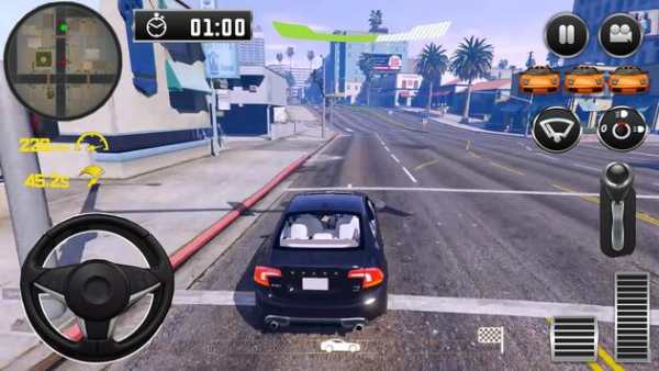 City Driving Volvo Car Simulator screenshot 3