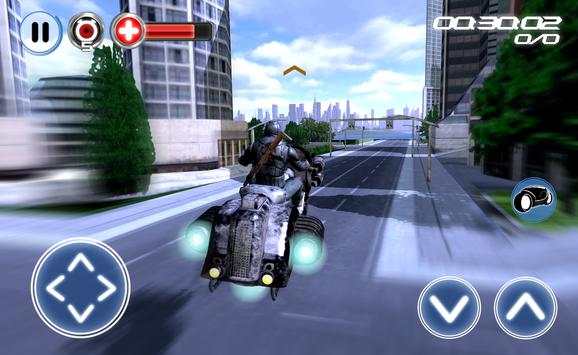 Police Hover Bike: Crime City स्क्रीनशॉट 1