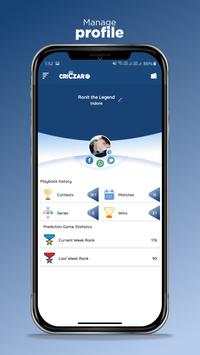 criCzar Free  | Fantasy Cricket Game, Win Prizes screenshot 2
