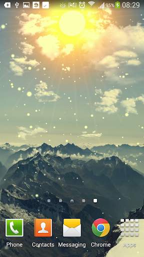Winter Mountain Live Wallpaper screenshot 7