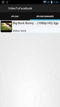 Video Uploader For Facebook screenshot 5