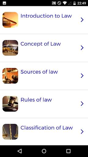 Law Course screenshot 1