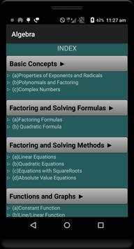 Math Formulae Lite (Free) screenshot 1